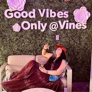 Free people embroidered maxi halter dress